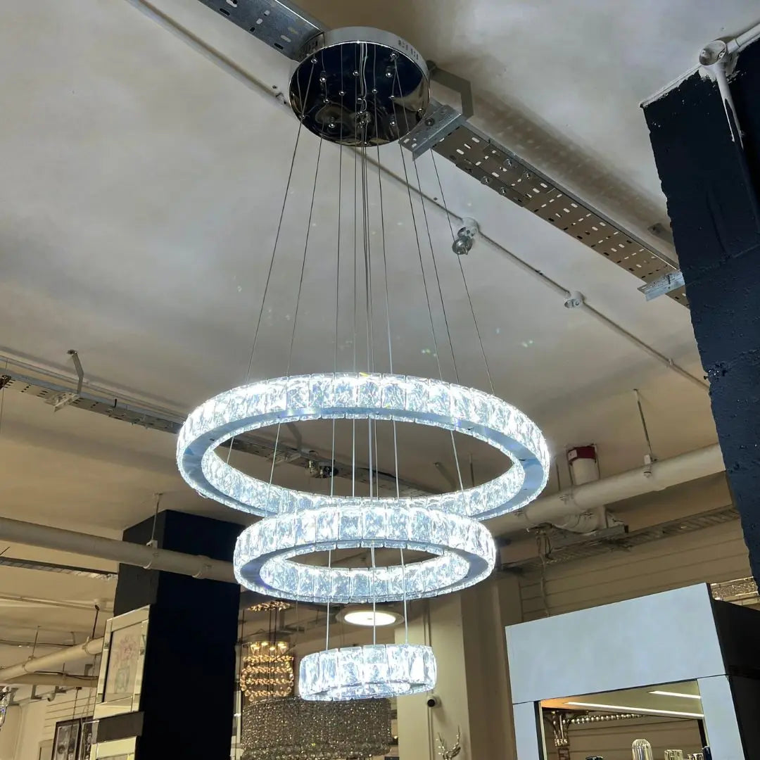 Octavia Crystal LED Pendant Light Home Store Living