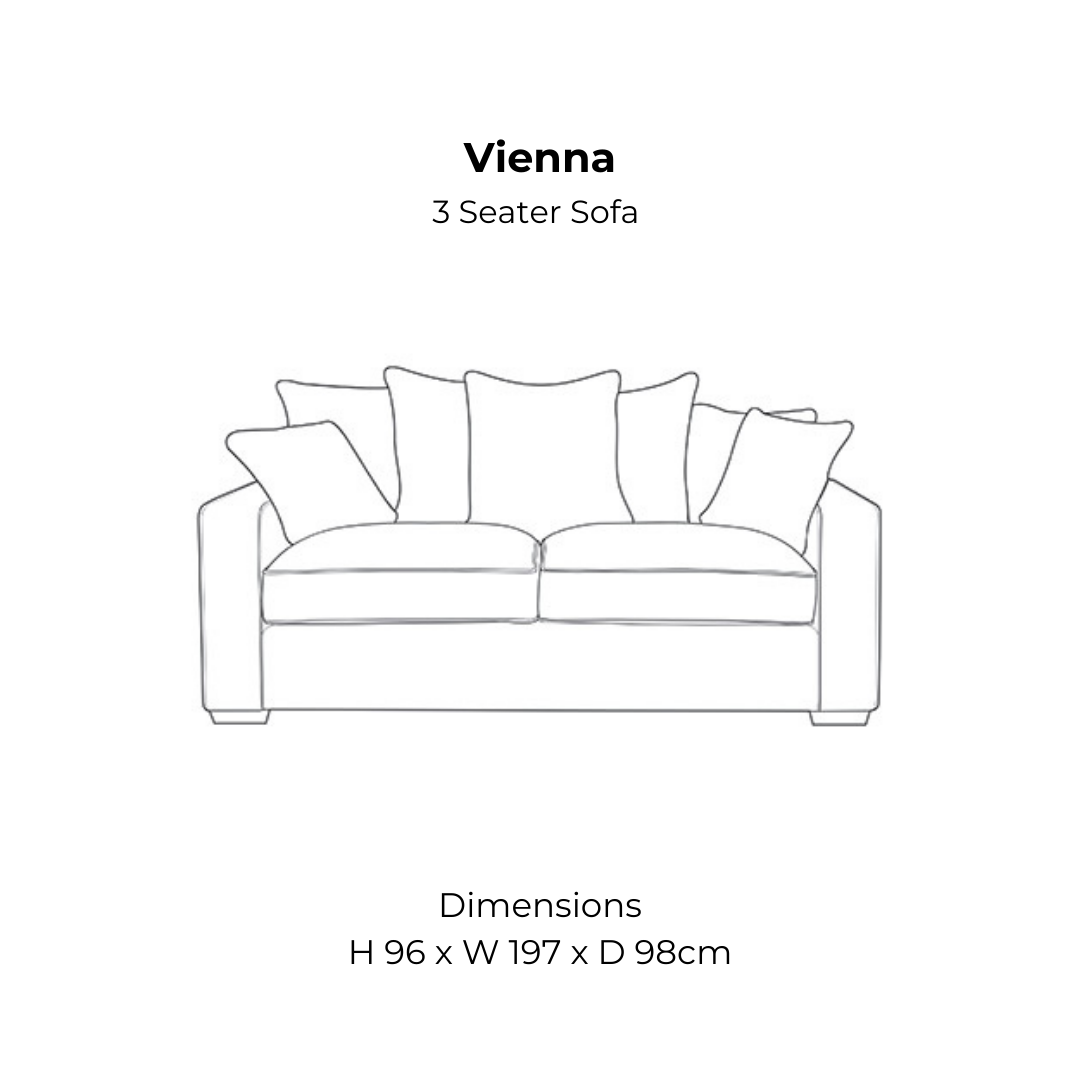 Vienna 3 Seater Sofa Home Store Living