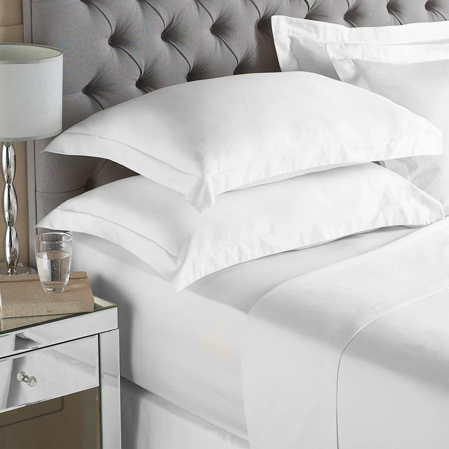 200 Thread Count Fitted King Size Bed Sheet White