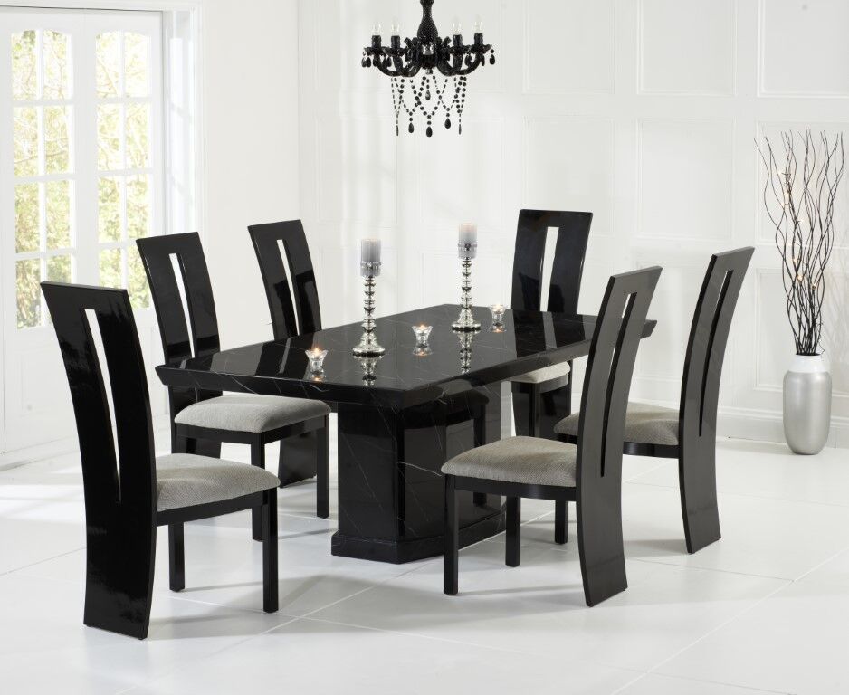 Carver Black Marble Dining Table China