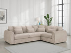 Mirabel Mocha Left/ Right-Facing Corner Sofa Beehive