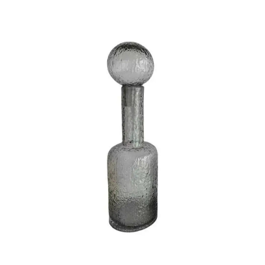 40cm Grey Mirage Decorative Bottle with Lid - Home Store Living