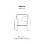 Vienna Standard Back Sofa Range Home Store Living