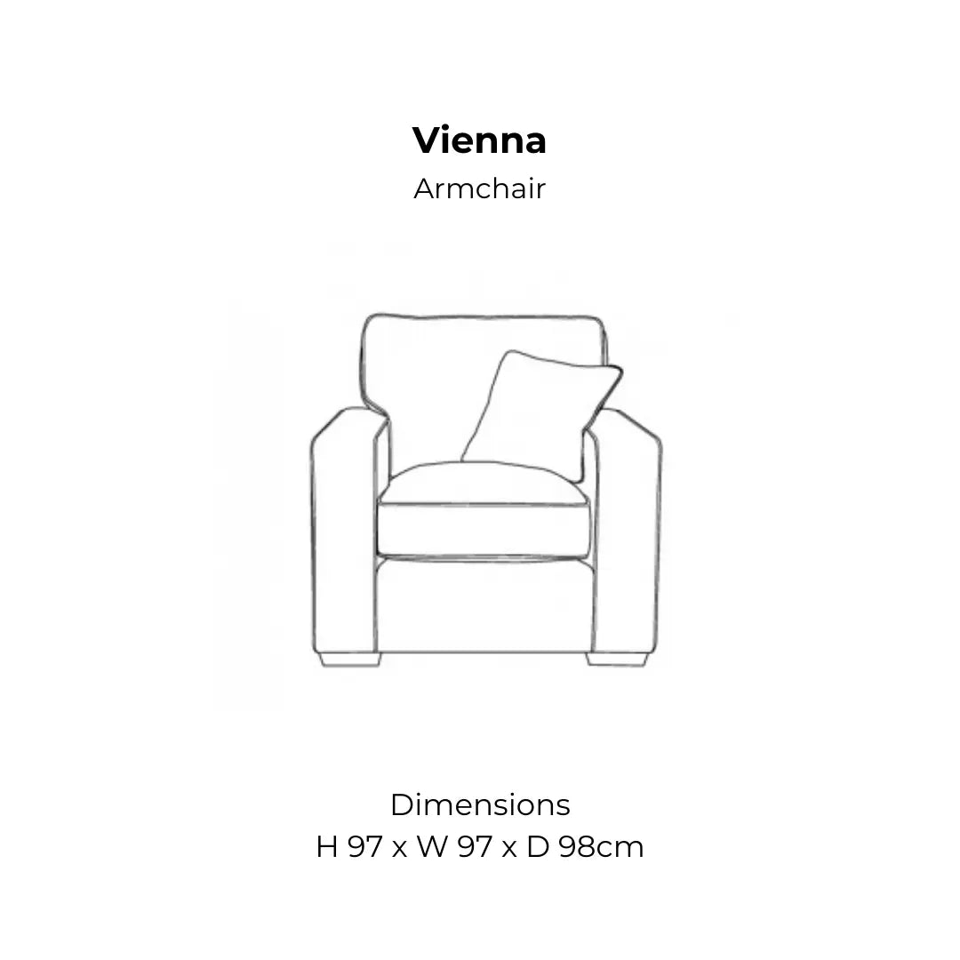 Vienna Standard Back Sofa Range Home Store Living