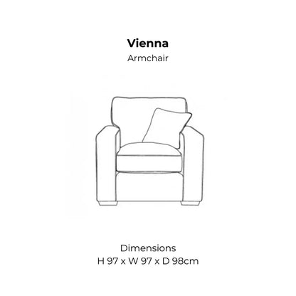 Vienna Standard Back Sofa Range Home Store Living