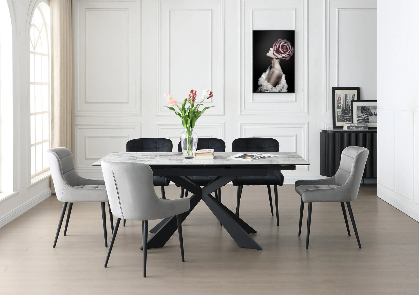 Viva 1.3m - 1.8m Extendable Dining Table