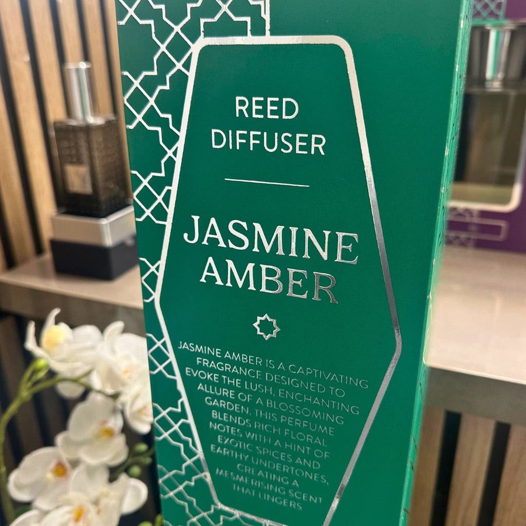 Jasmine & Amber 1000ml Reed Diffuser sil interiors