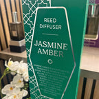 Jasmine & Amber 1000ml Reed Diffuser sil interiors