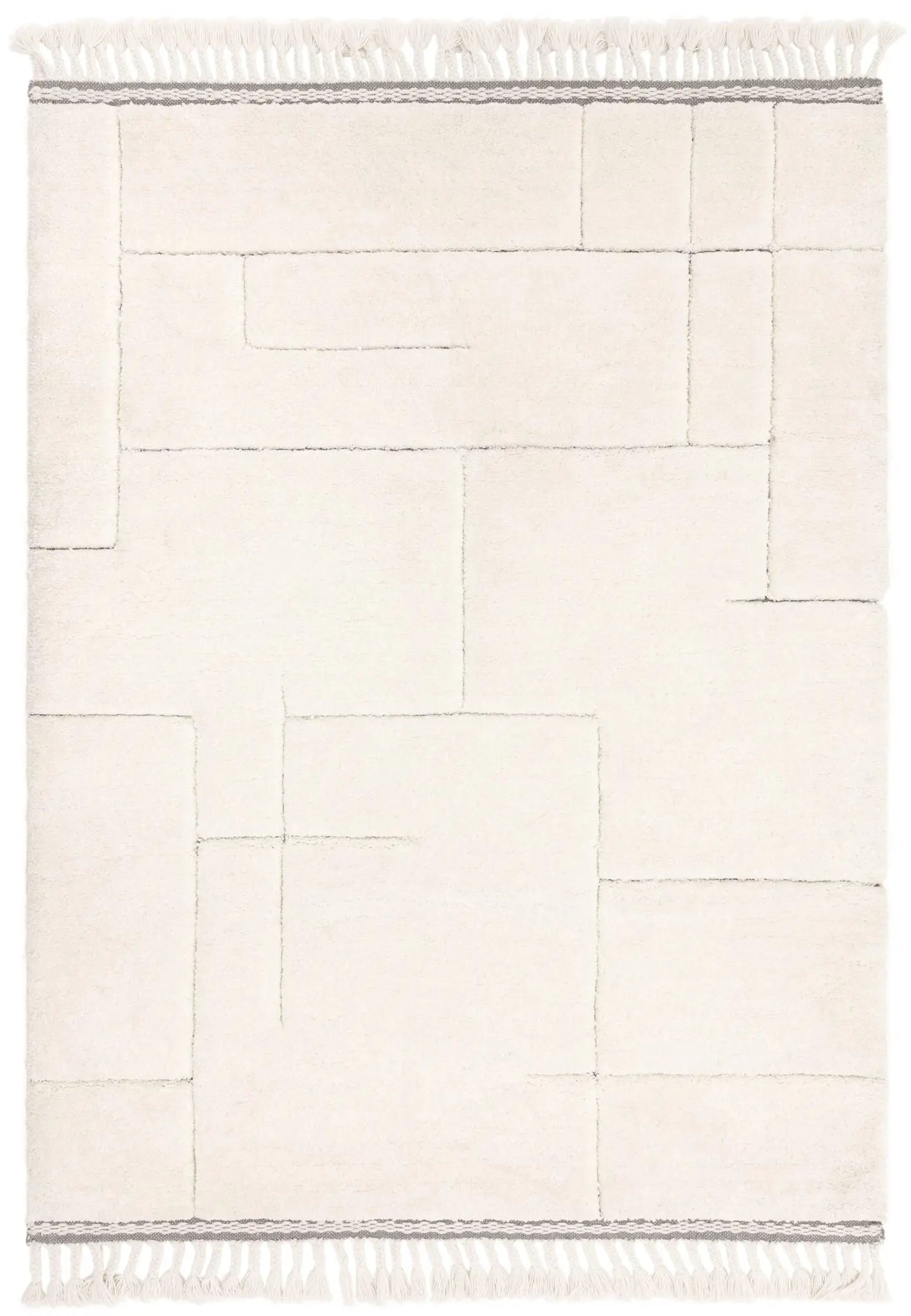 Fes Grid Pattern Rug Home Store Living