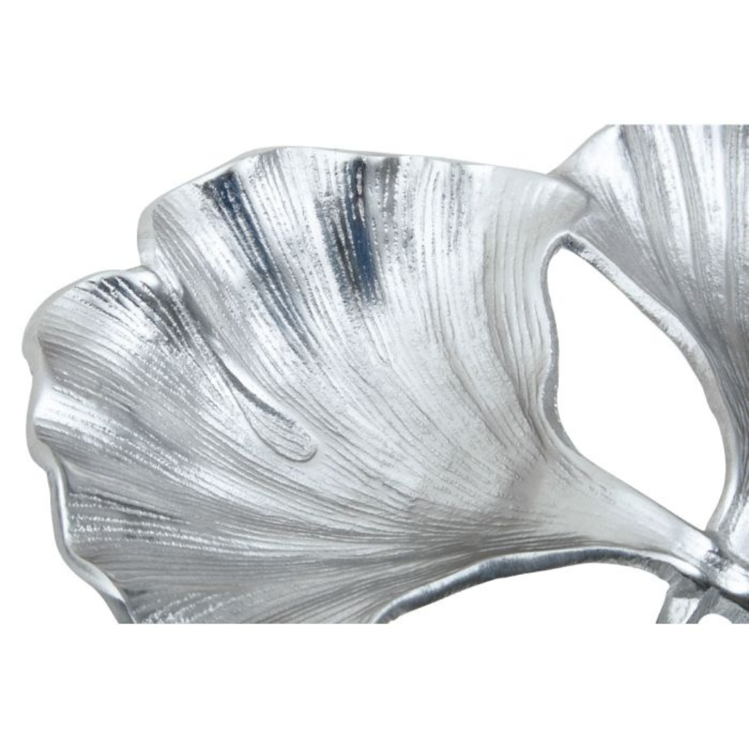 Antique Silver Prota Gojo Leaf Dish Home Store Living