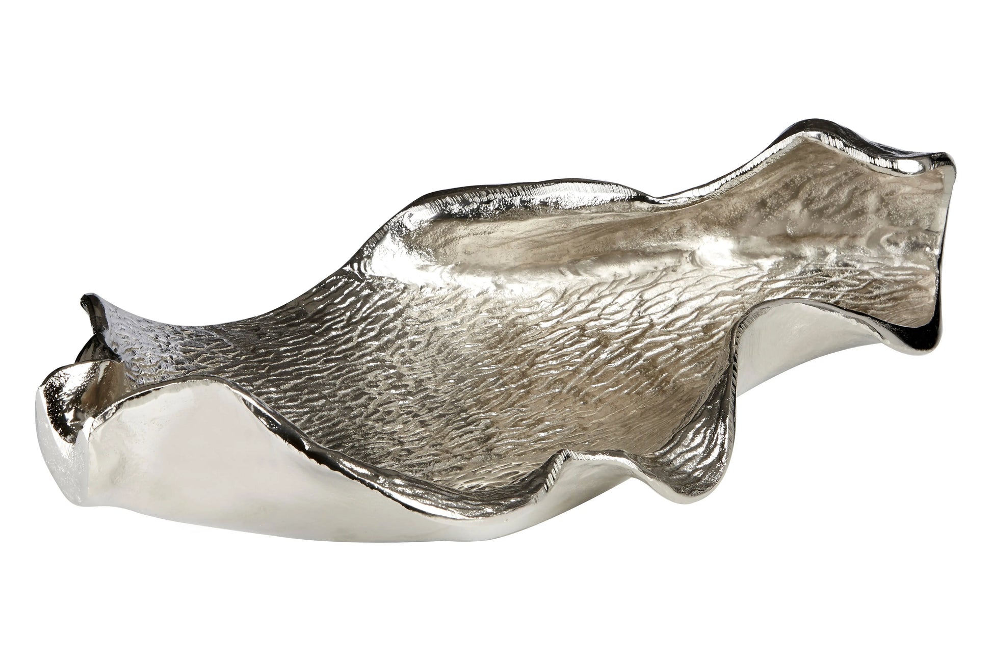 Hampshire Small Silver Leaf Ornament - Home Store Living