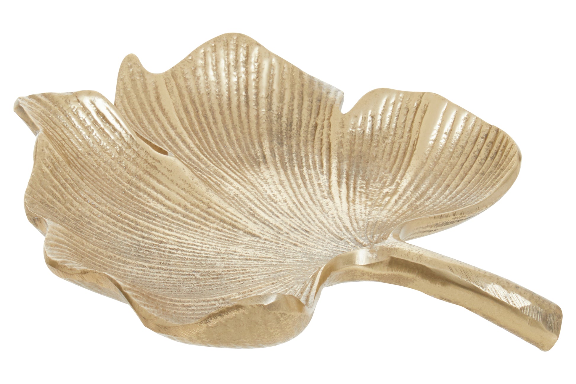 Antique Gold Prota Gojo Leaf Dish Home Store Living