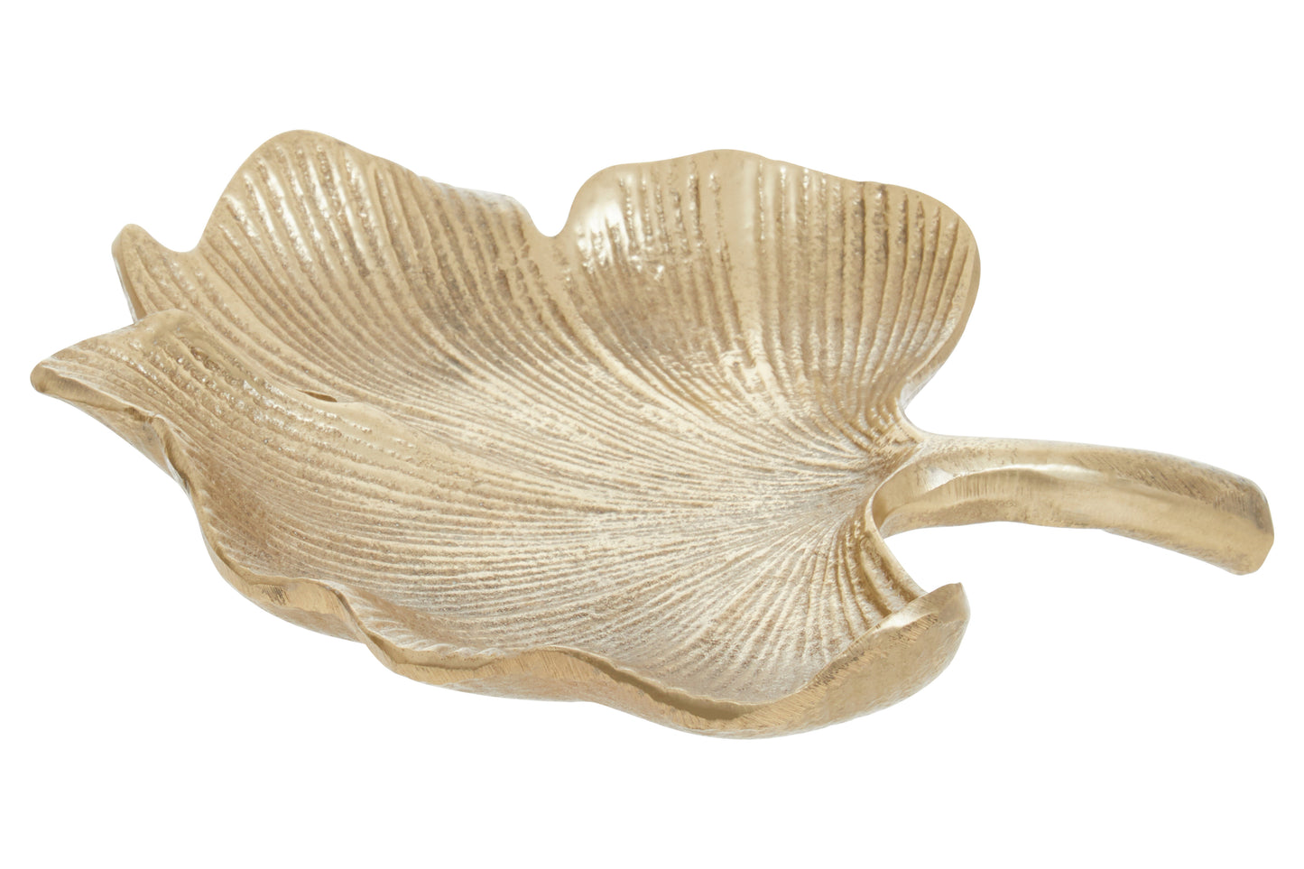 Antique Gold Prota Gojo Leaf Dish Home Store Living