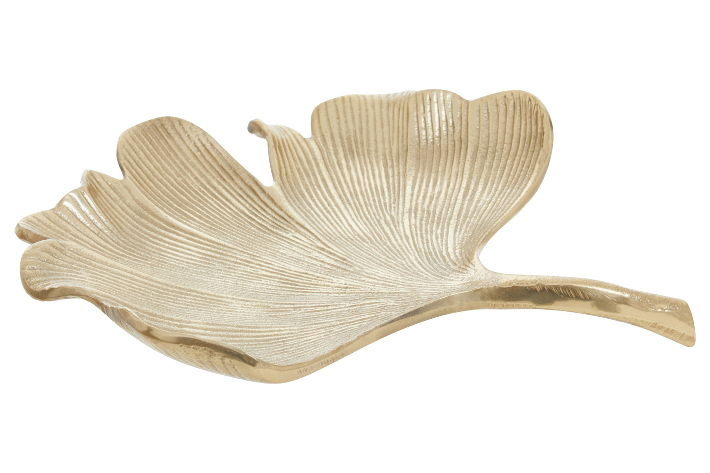 Antique Gold Prota Gojo Leaf Dish Home Store Living