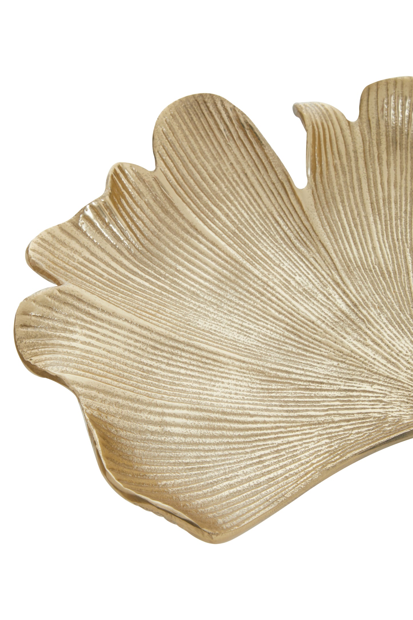 Antique Gold Prota Gojo Leaf Dish Home Store Living