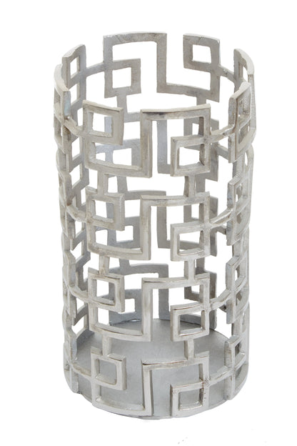 Delhi Silver Candle Holder Home Store Living