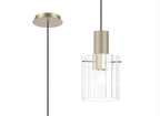 Brandon Ripple 21cm Single Pendant, 1 Light Adjustable E27 Home Store Living