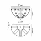 Claire Polished Nickel Wall Light Home Store Living