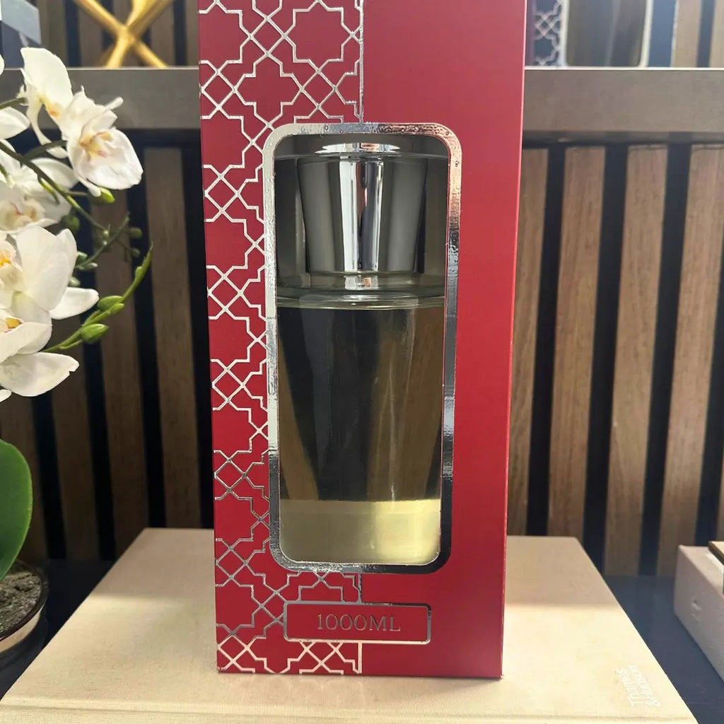 1000ml Rose Noir Scented Reed Diffuser sil interiors