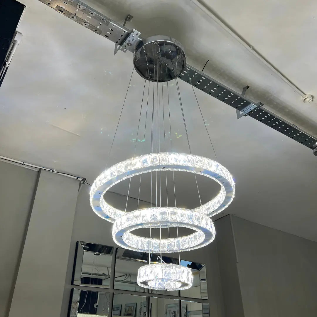 Octavia Crystal LED Pendant Light Home Store Living