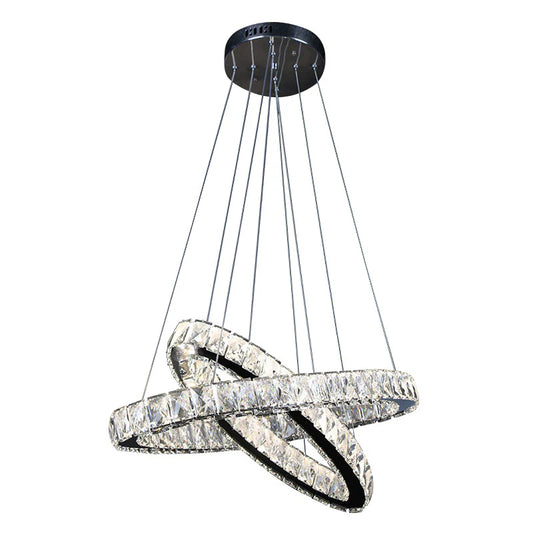 Polished Chrome Acrylic Crystal Chandelier Home Store Living