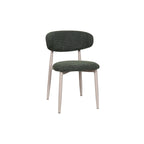 Amiri Open-Back Fabric Dining Chairs with Wood Effect Finish Indus Valley
