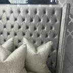 Ambassador Velvet Wing Bed Home Store Living