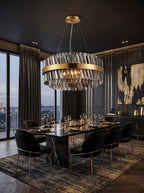 Camilla Pendant Light - Smoke Grey & Copper Metal China