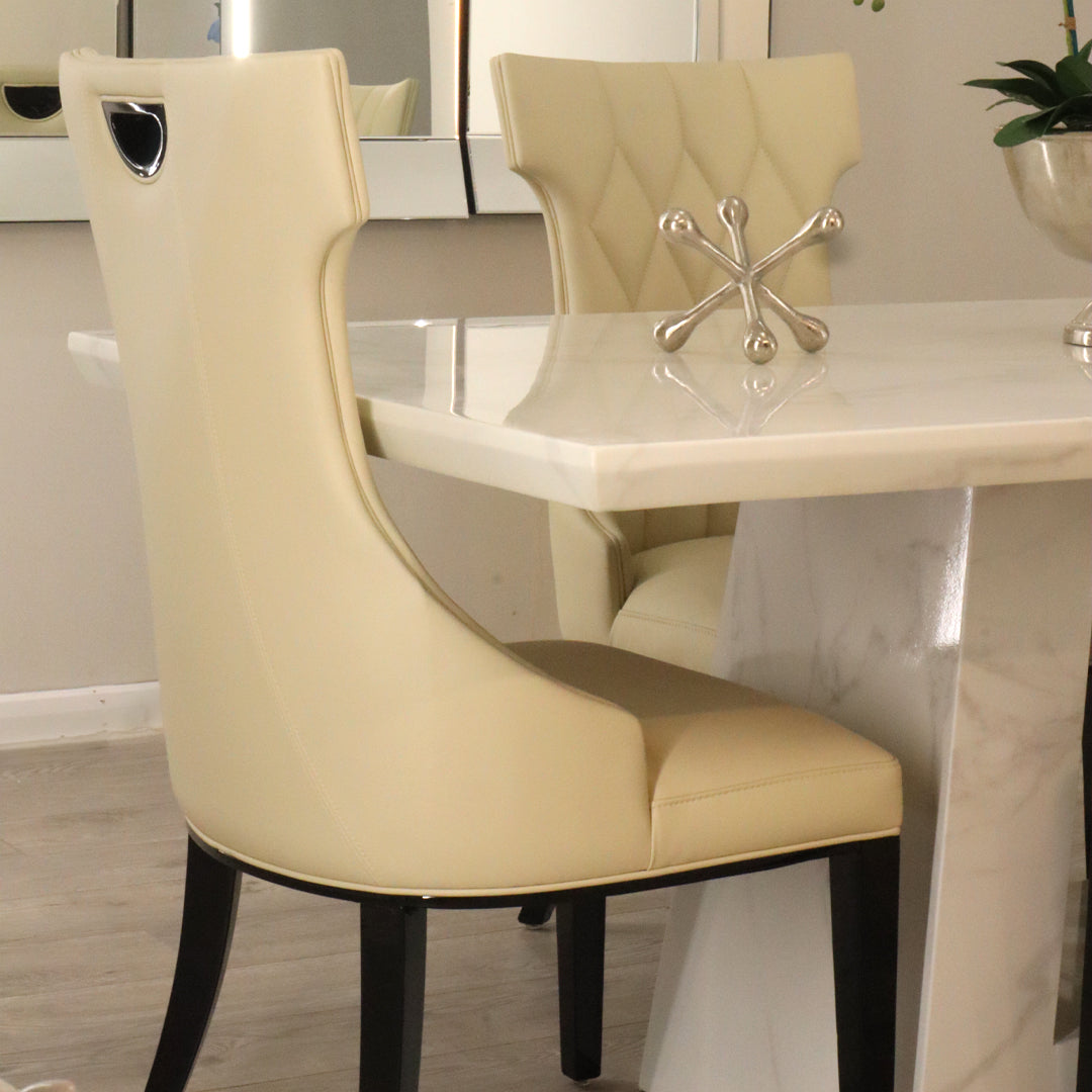 Brooklyn Cream Dining Chairs (Sold In Pairs) Home Store Living