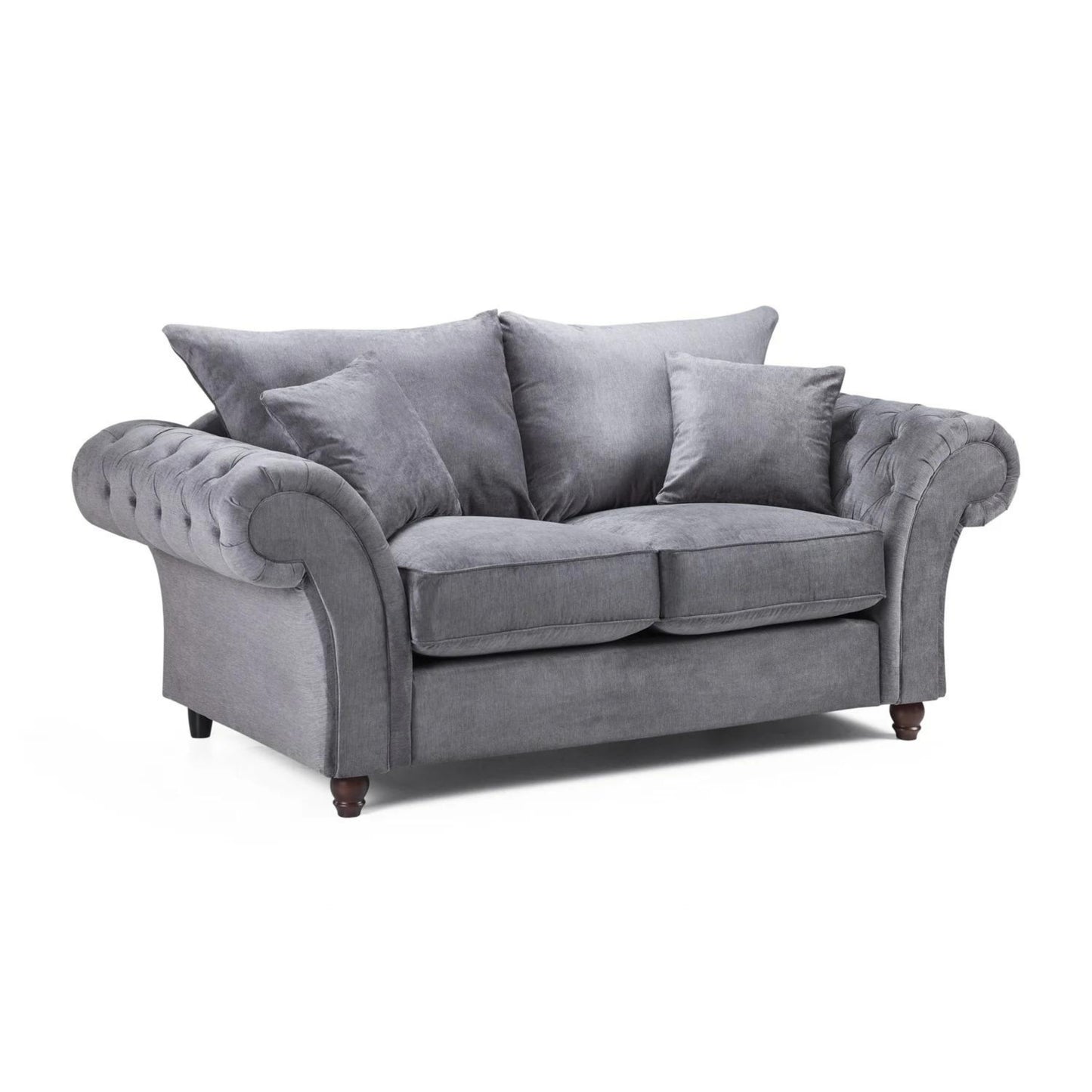 Windsor Fullback Sofa (2 Seater) Grey Home Store Living