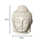 Small Grey Buddha Head Oil Burner and Wax Melter something different