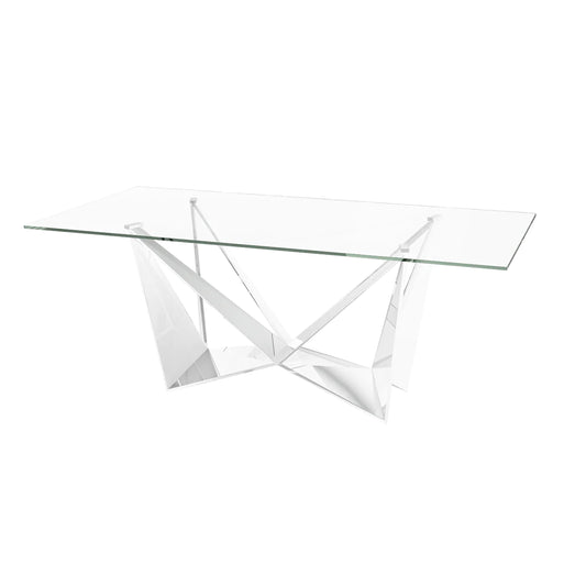 Tina Glass Top Dining Table