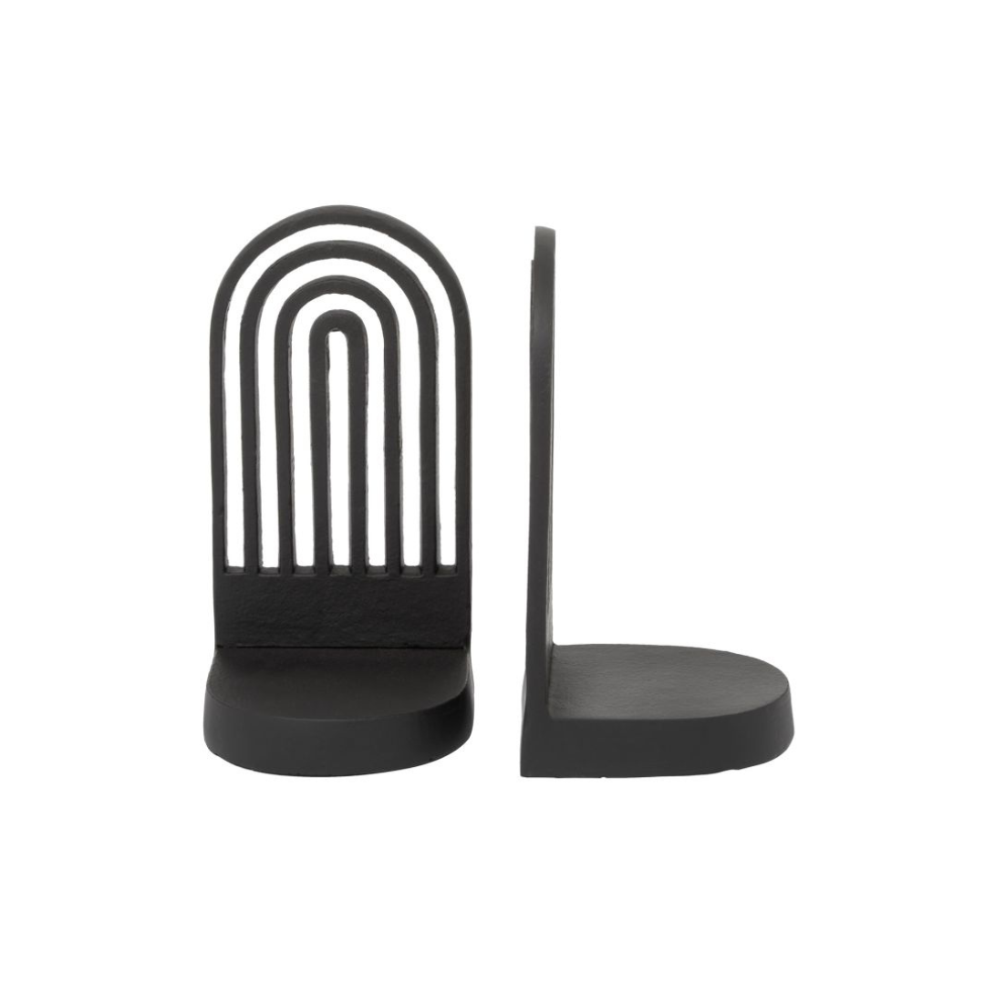 Rubi Black Bookends (Set of 2) Home Store Living