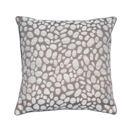 Pebbles Jacquard Taupe Cushion Home Store Living