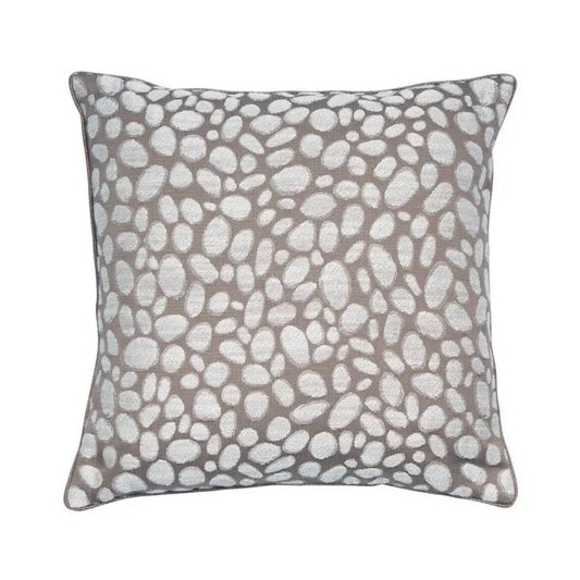 Pebbles Jacquard Taupe Cushion Home Store Living