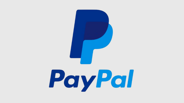 PayPal logo on a white background