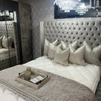 Ambassador Velvet Wing Bed Home Store Living