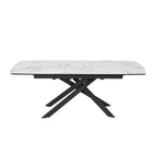 Lima 1.6m Marble Extendable Dining Table Home Store Living