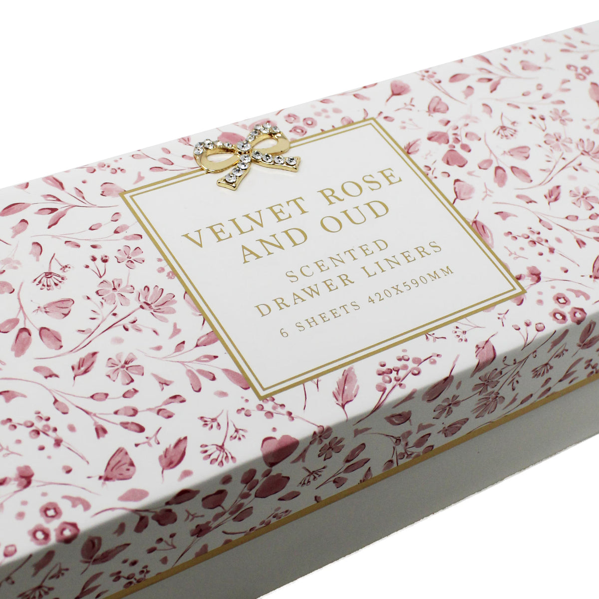 Madelaine Velvet Rose & Oud Scented Drawer Liners Lesser & Pavey Ltd