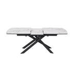 Lima 1.6m Marble Extendable Dining Table Home Store Living