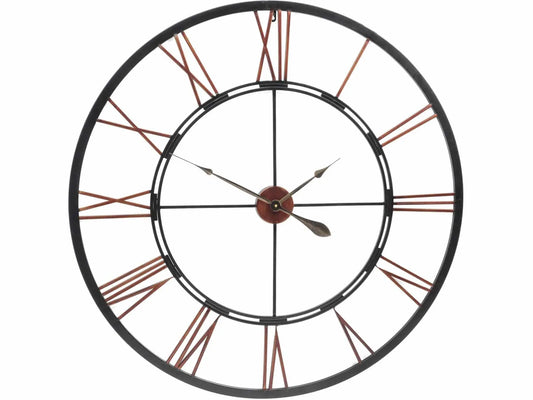 Oversized Metal Skeletal Wall Clock Home Store Living