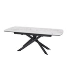 Lima 1.6m Marble Extendable Dining Table Home Store Living