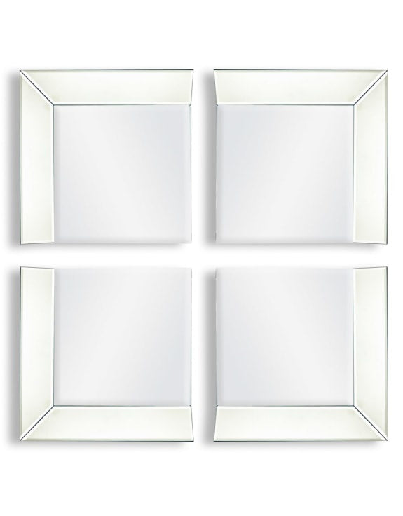 (V398) Venetian 4 Corner Piece Mirror Set Mcgowan and rutherford