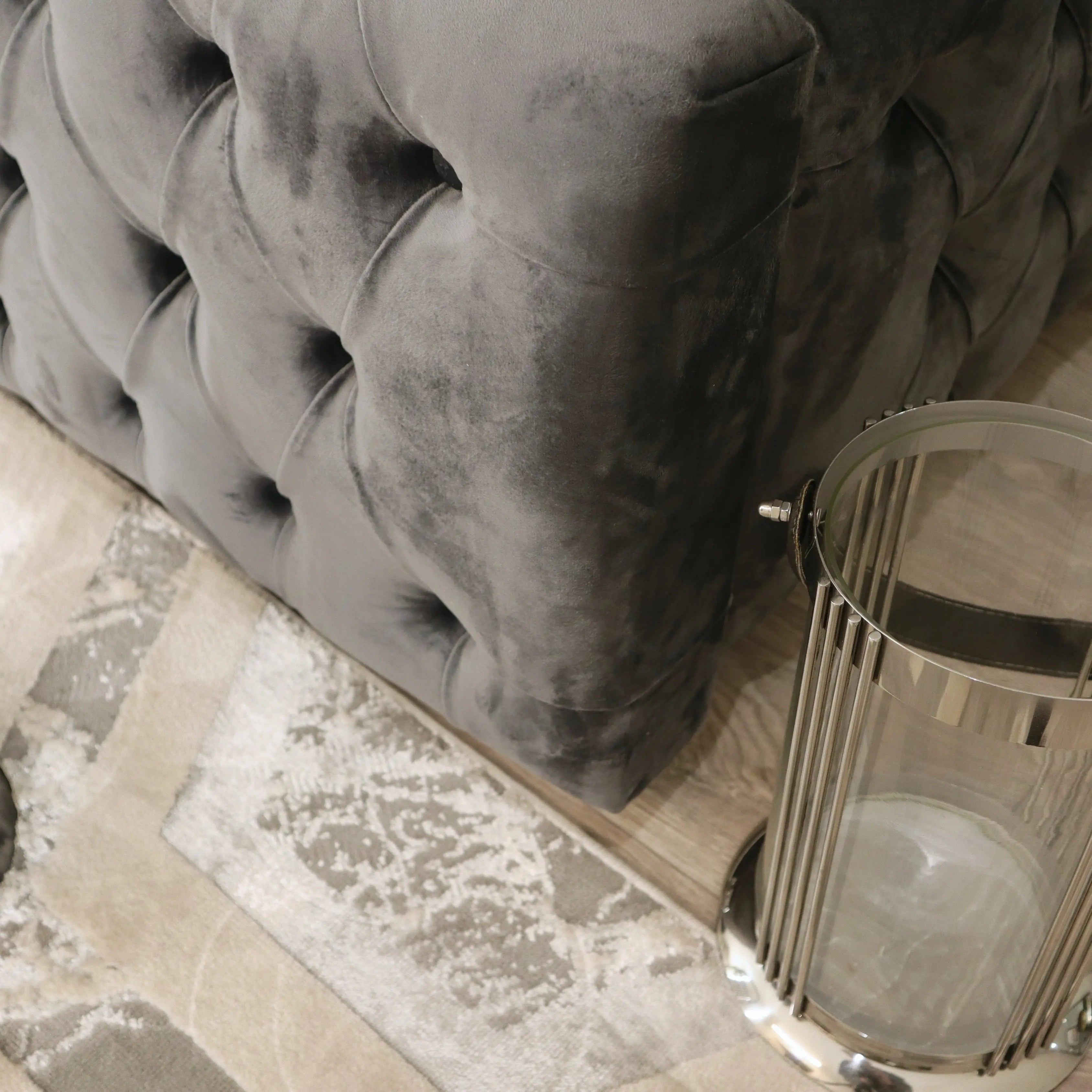 Manhattan Velvet Bed Home Store Living