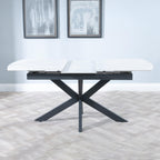 Eva White Sintered Stone Extending Dining Table (140cm - 180cm) Home Store Living