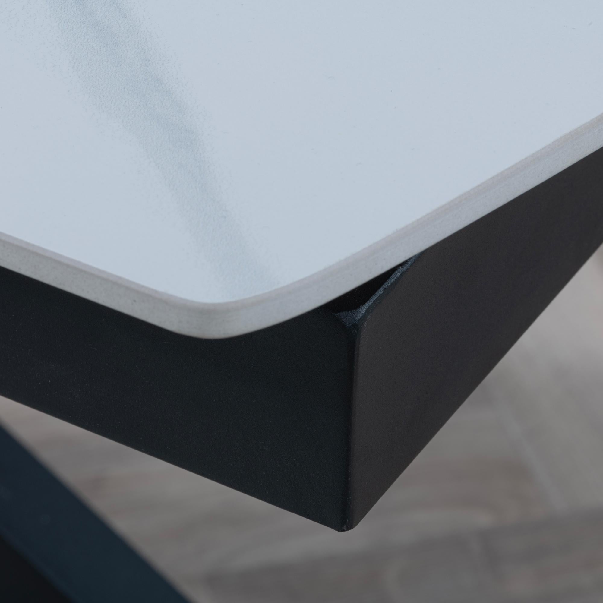 Eva White Sintered Stone Extending Dining Table (140cm - 180cm) Home Store Living