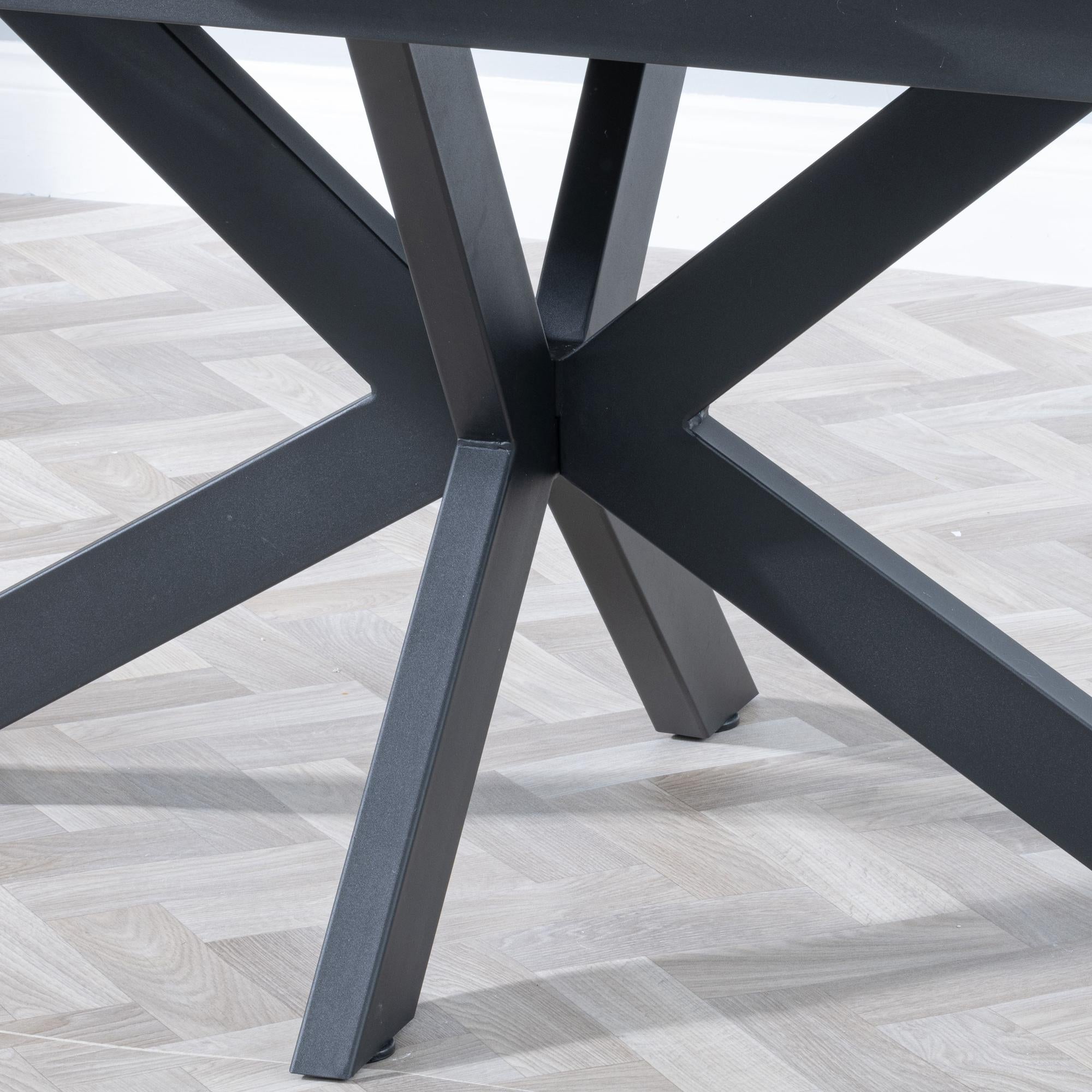 Eva White Sintered Stone Extending Dining Table (140cm - 180cm) Home Store Living