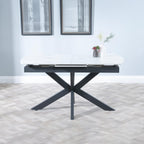 Eva White Sintered Stone Extending Dining Table (140cm - 180cm) Home Store Living