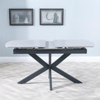 Eva Grey Sintered Stone Extending Dining Table (140cm - 180cm) Home Store Living