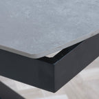 Eva Grey Sintered Stone Extending Dining Table (140cm - 180cm) Home Store Living